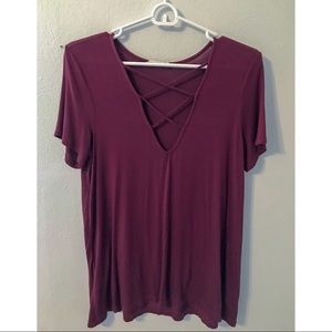 Long strappy shirt